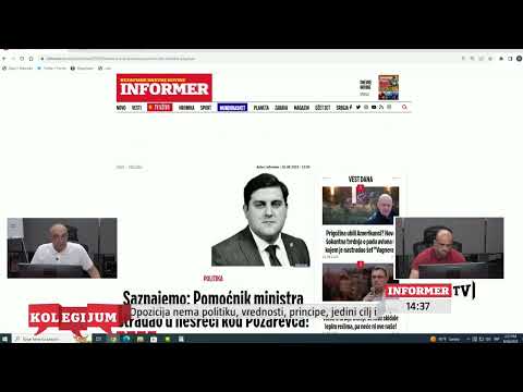 KOLEGIJUM - Detalji stravične nesreće: Pomoćnik ministra Miloš Kovačević tragično izgubio život