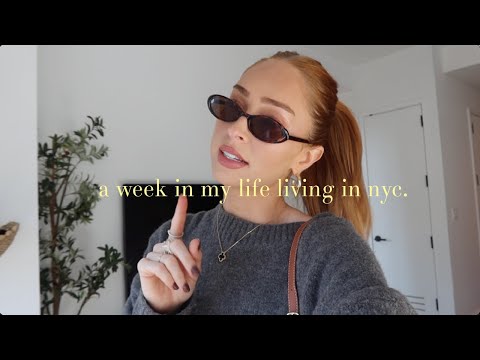a week in my life living in nyc! (new routines, chats, working out, etc.)