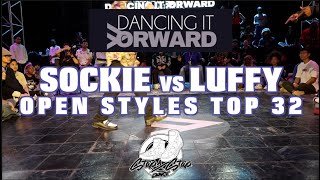 SOCKIE vs LUFFY | Open Styles Top 32 | Dancing It Forward 2025 | #SXSTV