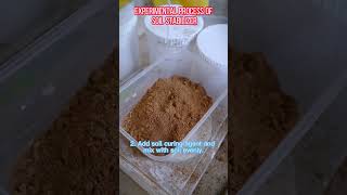 #shorts    Experimental process of soil stabilizer