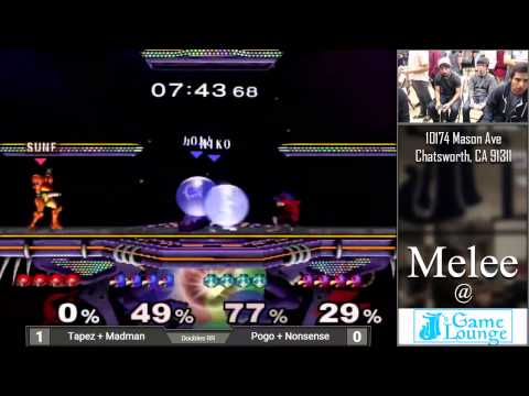 Melee at JJ's 16 - Tapez + Madman vs. Pogo + Nonsense - Round Robin Doubles