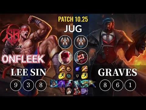 SB OnFleek Lee Sin vs Graves Jungle - KR Patch 10.25
