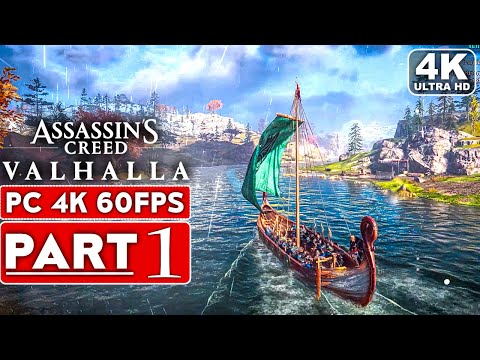 ASSASSIN'S CREED VALHALLA Gameplay Walkthrough Part 1 SONS OF RAGNAR [4K 60FPS PC] - No Commentary
