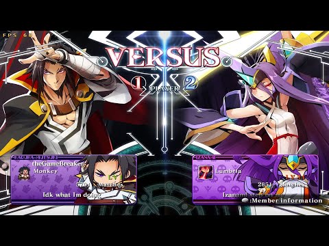 Lumbria (Izanami) vs Monkey (Kagura) - BBCF FT10