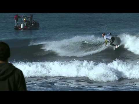 Dusty Payne "It was the biggest fin I've ever seen" - Rip Curl Pro Search 2011