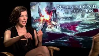 Resident Evil: Retribution (2012) Exclusive Interview: Milla Jovovich (HD) video
