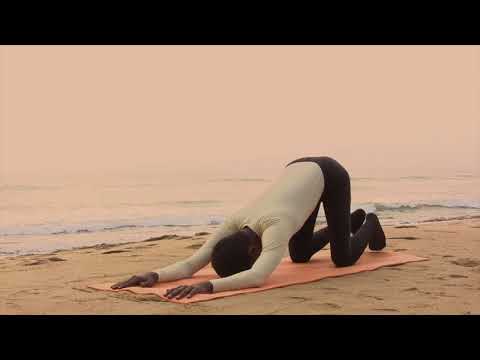 Shashankasana Extended child pose