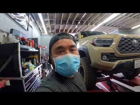 Onboard Wifey Air System install on a 2020 Toyota Tacoma at RPM Garage