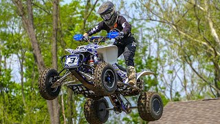 Women's ATVMX Racer Natalie Jackson Ripping at Ironman MX