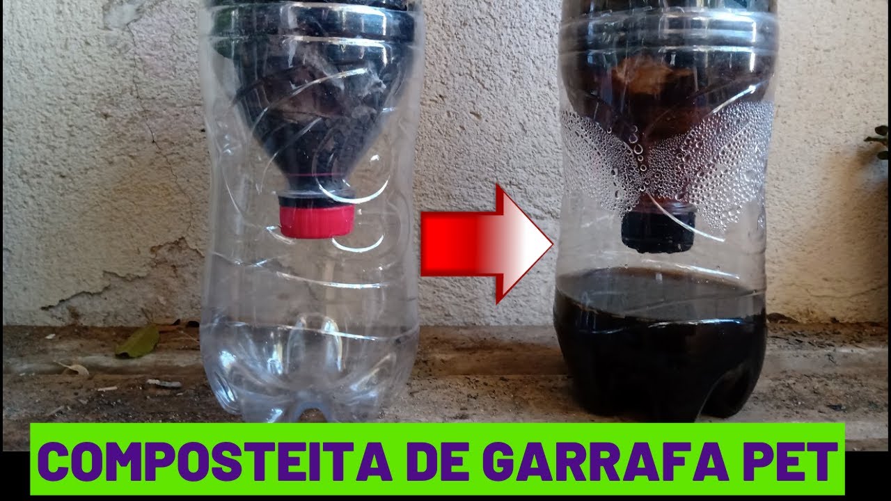 ADUBO CUSTO ZERO! Como Fazer uma Composteira Domestica com Garrafa PET