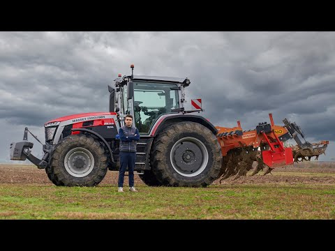 PROVIAMO AL LIMITE IL MASSEY FERGUSON 8S 305 XTra con il RIPUNTATORE DA 4 METRI! - TractorVlog #76