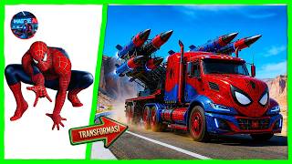 AVENGERS TRANSFORM TO MISSILE TRUCK - VENGERS (marvel & DC) EPISODE 10
