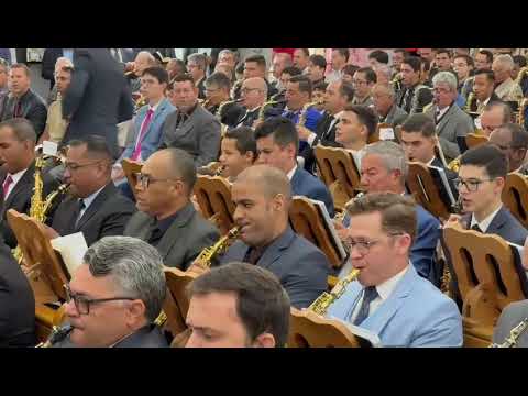 HINO CCB 412 | Senhor Recordamos Aqui... | Ensaio Regional - Deuzimar na regencia - 600 músicos 🎶🎷🎺🎻