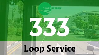 Singapore Bus Route Visuals: Tower Transit Feeder Service 333