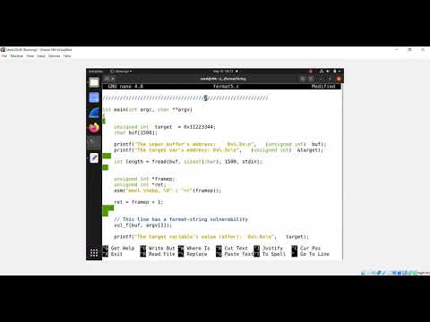 ITS 450 - Solving the Format String vulnerability problem and finding the return address location