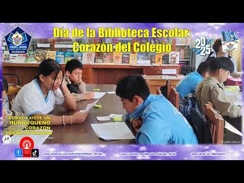 Día de la Biblioteca Escolar Corazón del Colegio - 2025 - GUE Leoncio Prado de Huánuco