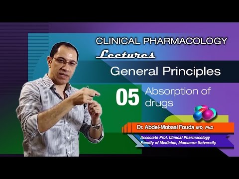 General Principles of Pharmacology (Ar) - 05 - Drug absorption and the pKa