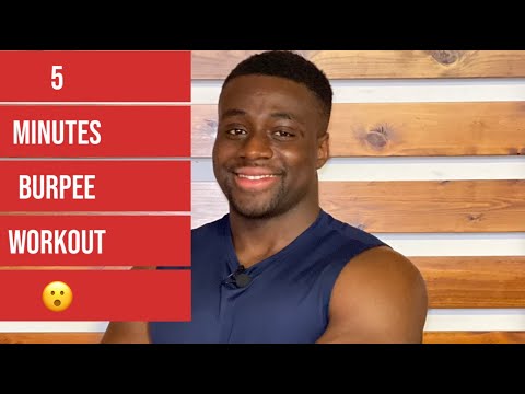 5 MINUTES BURPEE WORKOUT CHALLENGE ( HIGH INTENSITY)