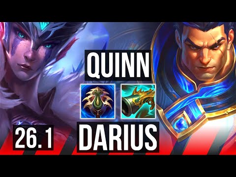 QUINN vs DARIUS (TOP) | EUW Master | 26.1