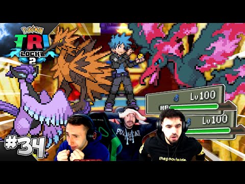 ¡LUCHAMOS CONTRA el CREADOR del JUEGO en la LIGA POKÉMON!🏆 - Pokémon ✨TRILOCKE 2✨ #34