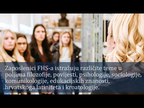 Promotivni video Fakulteta hrvatskih studija