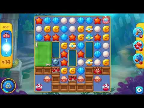 [FISHDOM Walkthrough] Level 6501 (Qua màn - Fishdom)