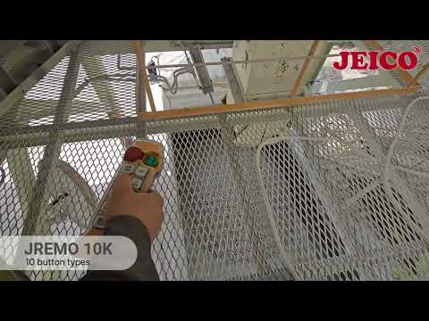 Strong and safe remote control for slag cranes. #JEICO #slagcrane #hoist #wirelesscontrol