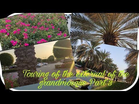Touring of the external of the grandmosque in part 3🙂❤️