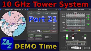 Tower-Mounted 10 GHz Transverter System, part 21 - System Demo