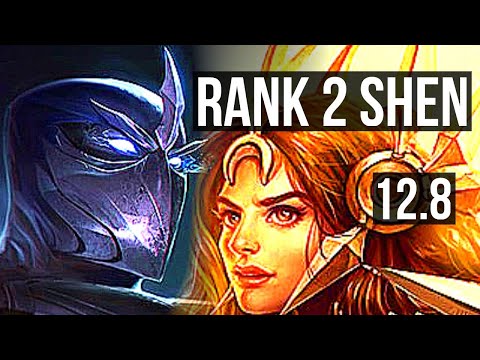 SHEN & MF vs LEONA & Ez (SUP) | Rank 2 Shen, 0/1/10 | KR Challenger | 12.8