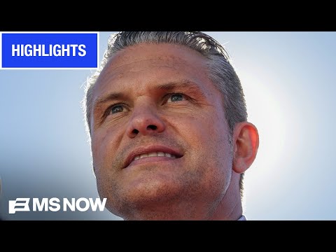 'BARBARIC PLAN' Watch MS NOW's reaction to Hegseth's firing squad execution livestream plan