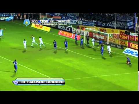Gol de Facundo Cardozo Godoy Cruz 1-1 Vélez