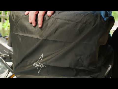 Voltano Regenhoes Dubbele Fietstas - 30-60 Liter - 100% Waterdicht - Zwart