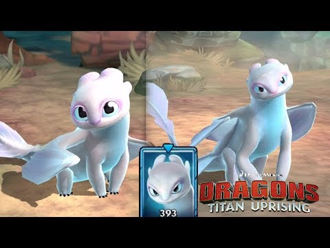 Light Fury Evolved | Dragons: Titan Uprising