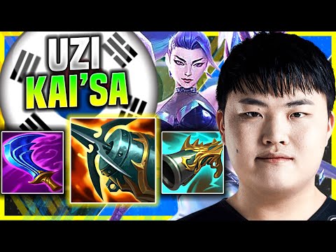 UZI IS SO CLEAN WITH KAI'SA! - UZI Plays Kai'Sa ADC vs Miss Fortune! | Preseason 11