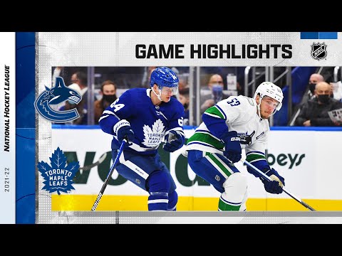 Canucks @ Maple Leafs 3/5 | NHL Highlights 2022