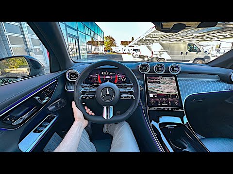 New Mercedes GLC AMG Line 2023 Test Drive POV