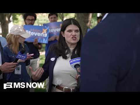 Rep. Stevens casts ballot in Michigan Dem Senate primary