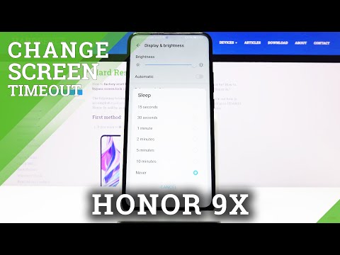 How to Change Screen Timeout in Honor 9x – Set Blackout Time