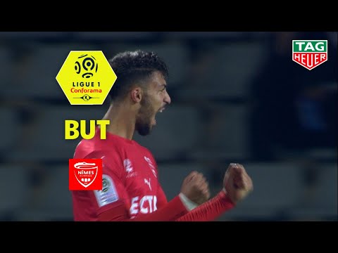 But Denis BOUANGA (45') / Nîmes Olympique - Amiens SC (3-0)  (NIMES-ASC)/ 2018-19