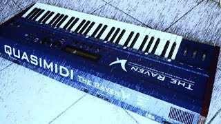 Video thumbnail for QUASIMIDI RAVEN MAX (1996) synthesizer music workstation demo from the 90s by RetroSound