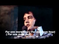Elvis Presley  - Softly, As I Leave You  - with story and song lyrics