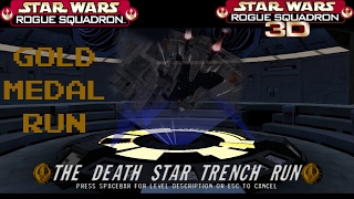 Rogue Squadron 3D B2 The Death Star Trench Run - Gold Medal Run 1080P