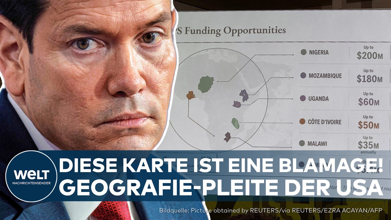 PEINLICHE USA-BLAMAGE: USA verschieben Afrika – wie konnte diese peinliche Kartenpanne passieren?