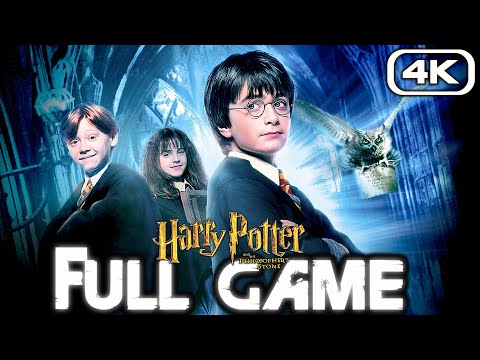 HARRY POTTER AND THE PHILOSOPHER'S STONE Gameplay Walkthrough FULL GAME (4K 60FPS) No Commentary