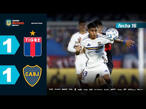 TIGRE 1 - 1 BOCA I Resumen del partido | #TorneoBetano Apertura 2025