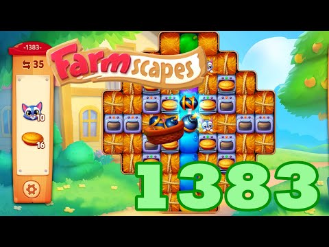 Farmscapes Level 1383 HD Gameplay Walkthrough | 3 - match game | android | ios | pc | GameGo Game