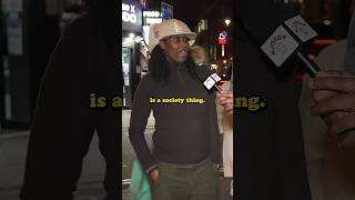 Apparently all women are born innately gay? #culture #streetinterview #london ￼