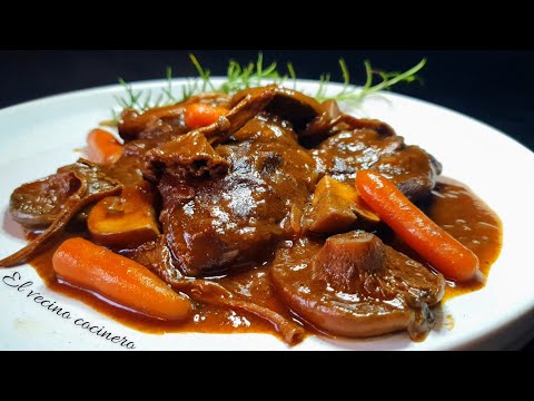 Ternera con setas y champiñones IMPRESIONANTE ‼️