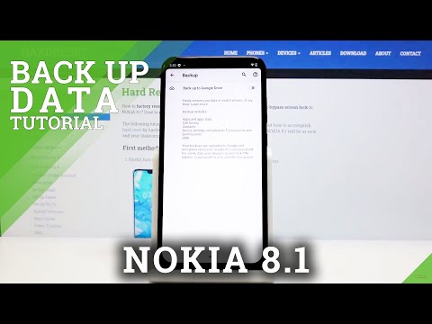 How to Enable Google Backup in NOKIA 8.1 – Activate Backup Option
